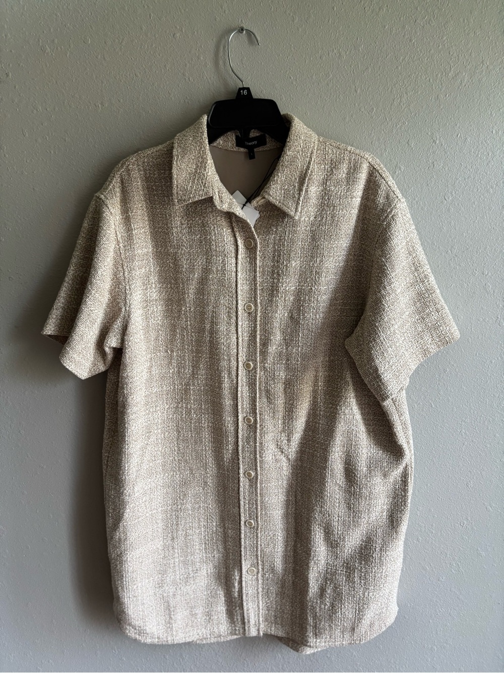 Theory women cotton tweed dress.